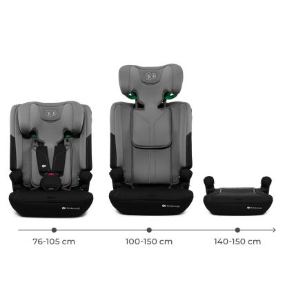 KINDERKRAFT - Turvaistuin I-COMFY i-Size 76-150 cm harmaa