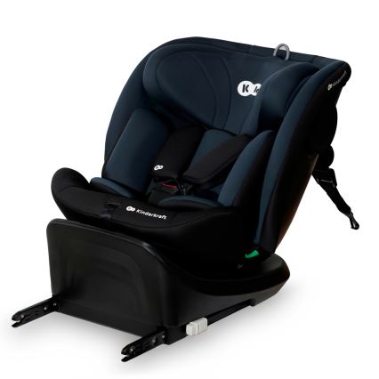 KINDERKRAFT - Turvaistuin kääntyvällä alustalla I-GROW i-Size (40-150 cm) musta