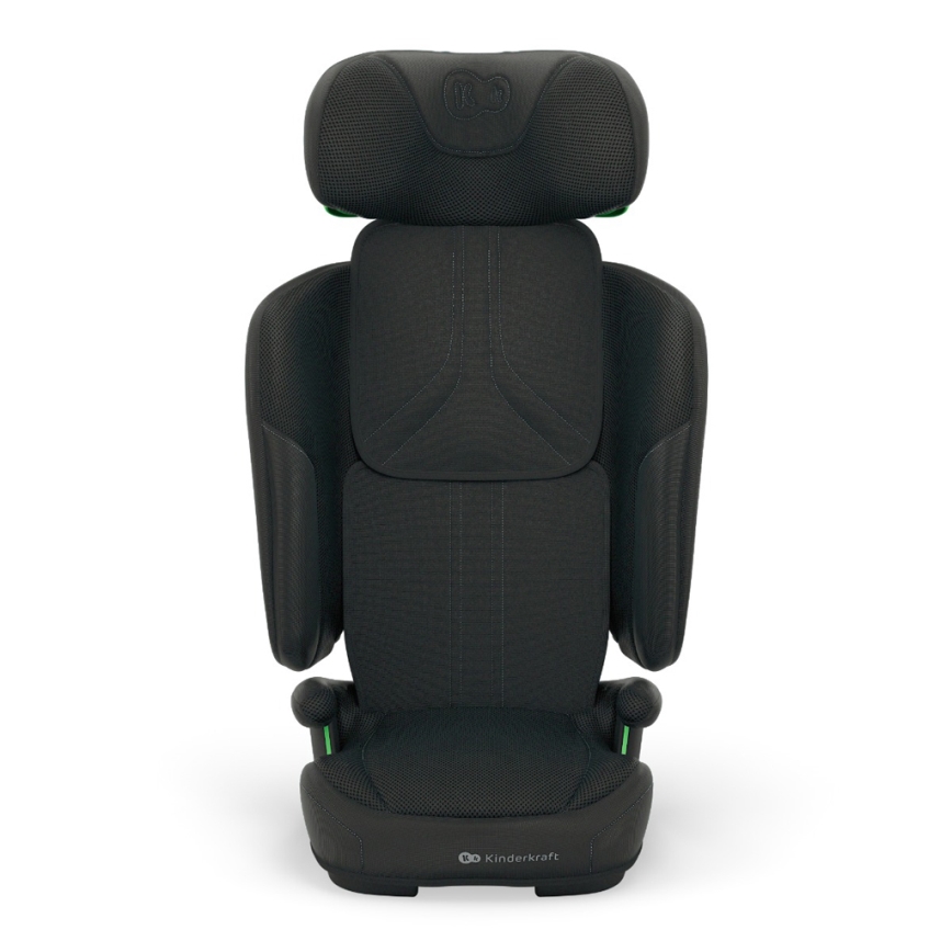 KINDERKRAFT - UNITY 2 i-Size taitettava autoon asennettava turvaistuin 100-150 cm musta