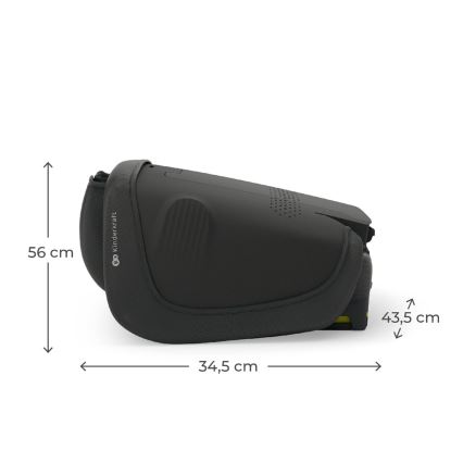 KINDERKRAFT - UNITY 2 i-Size taitettava autoon asennettava turvaistuin 100-150 cm musta