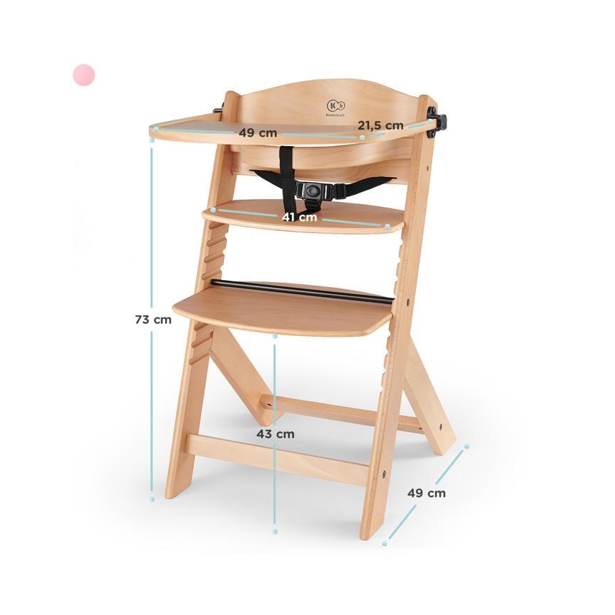 KINDERKRAFT - Vauvan syöttötuoli ENOCK beige