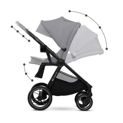 KINDERKRAFT - Yhdistelmärattaat 2in1 NEA 2 Platinum harmaa