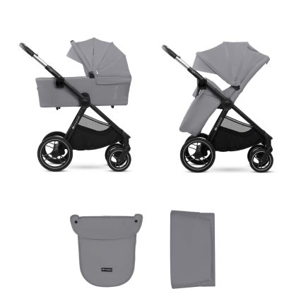 KINDERKRAFT - Yhdistelmärattaat 2in1 NEA 2 Platinum harmaa