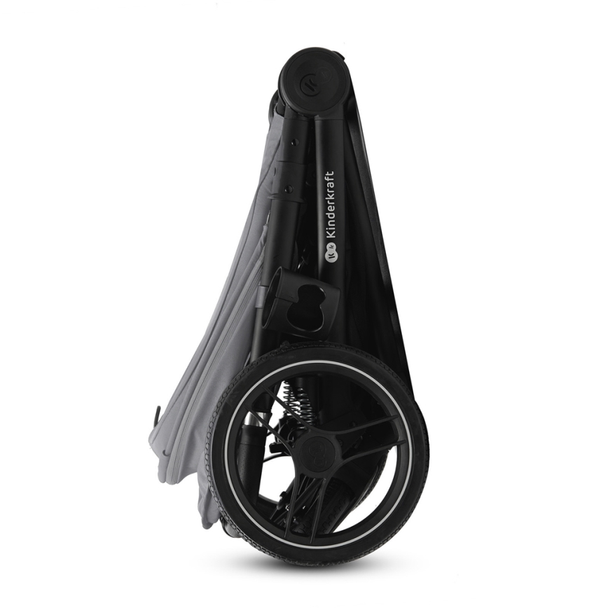 KINDERKRAFT - Yhdistelmärattaat 2in1 NEA 2 Platinum harmaa