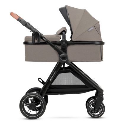 KINDERKRAFT - Yhdistelmärattaat 3in1 ESME Sand beige + turvaistuin MINK PRO