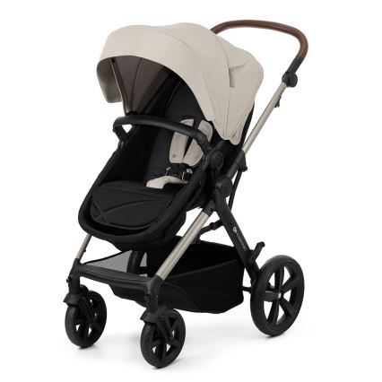 KINDERKRAFT - Yhdistelmärattaat 3in1 MOOV 2 Moonlight harmaa + turvaistuin MINK PRO