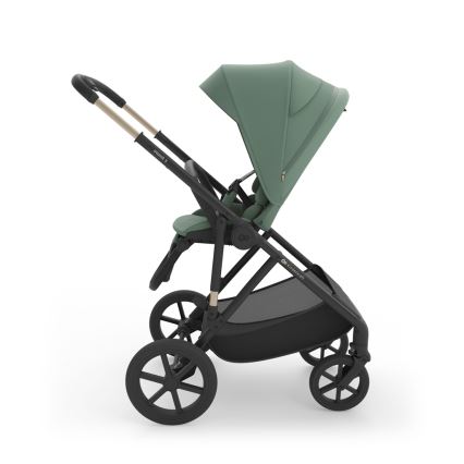 KINDERKRAFT - Yhdistelmävaunut 3-in-1 PRIME 3, tummanvihreä