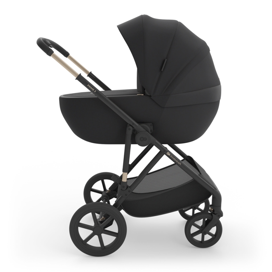 KINDERKRAFT - Yhdistelmävaunut 3-in-1 PRIME 3 Venezian Black