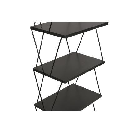 Kirjahylly BALABAN 165x48 cm antrasiitti/musta