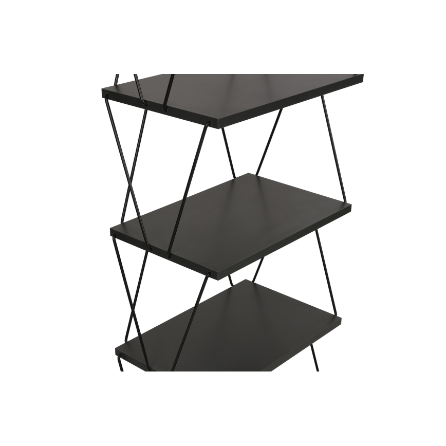 Kirjahylly BALABAN 165x48 cm antrasiitti/musta