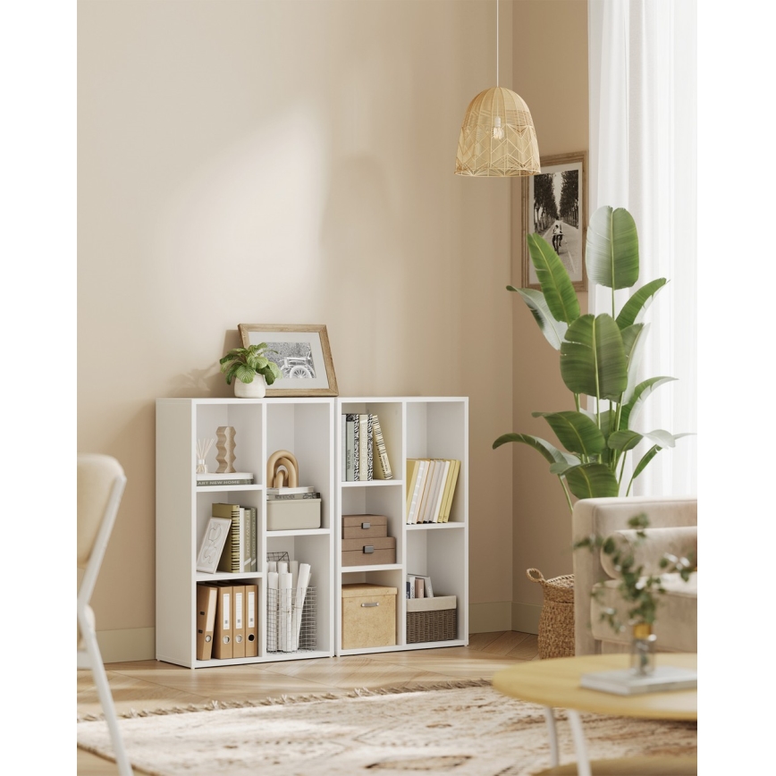 Kirjahylly DOVARO, valkoinen