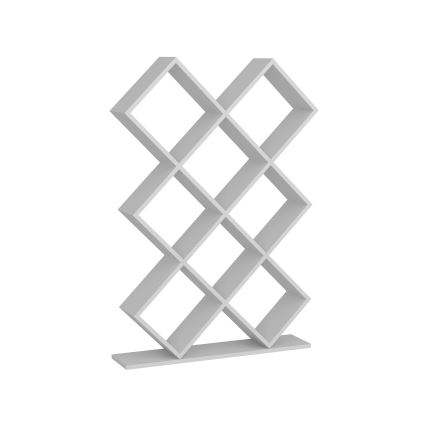 Kirjahylly KUMSAL 129x90 cm valkoinen