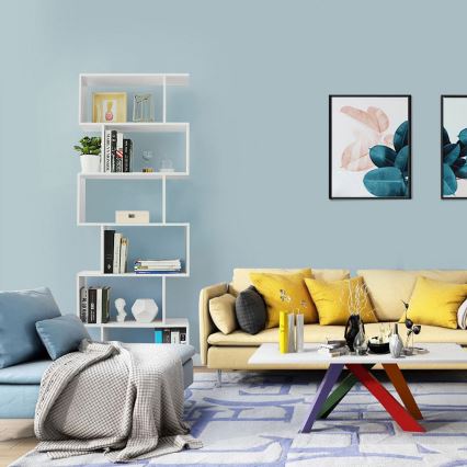 Kirjahylly LIVARO, valkoinen