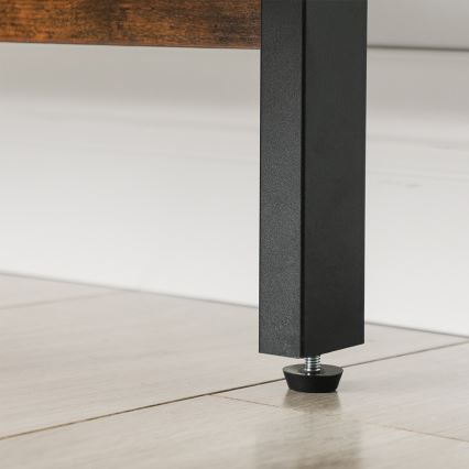 Kirjahylly NAVARO ruskea/musta