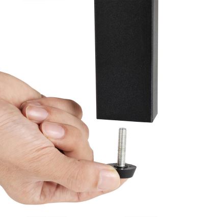 Kirjahylly NAVARO ruskea/musta