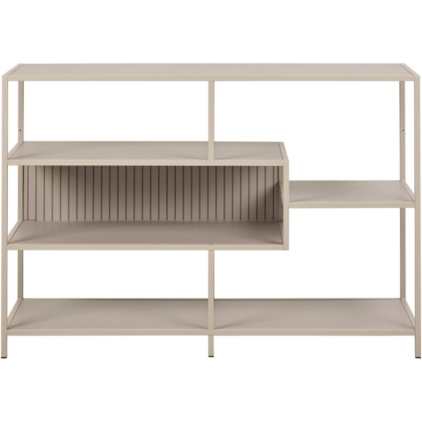 Kirjahylly SARON 114x78 cm harmaa