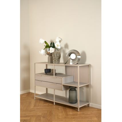 Kirjahylly SARON 114x78 cm harmaa