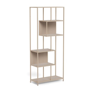 Kirjahylly SARON 77x185 cm harmaa
