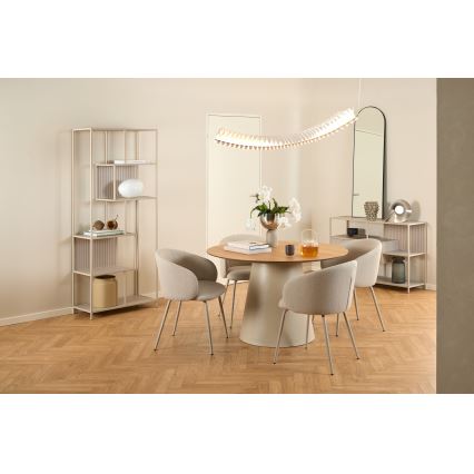 Kirjahylly SARON 77x185 cm harmaa