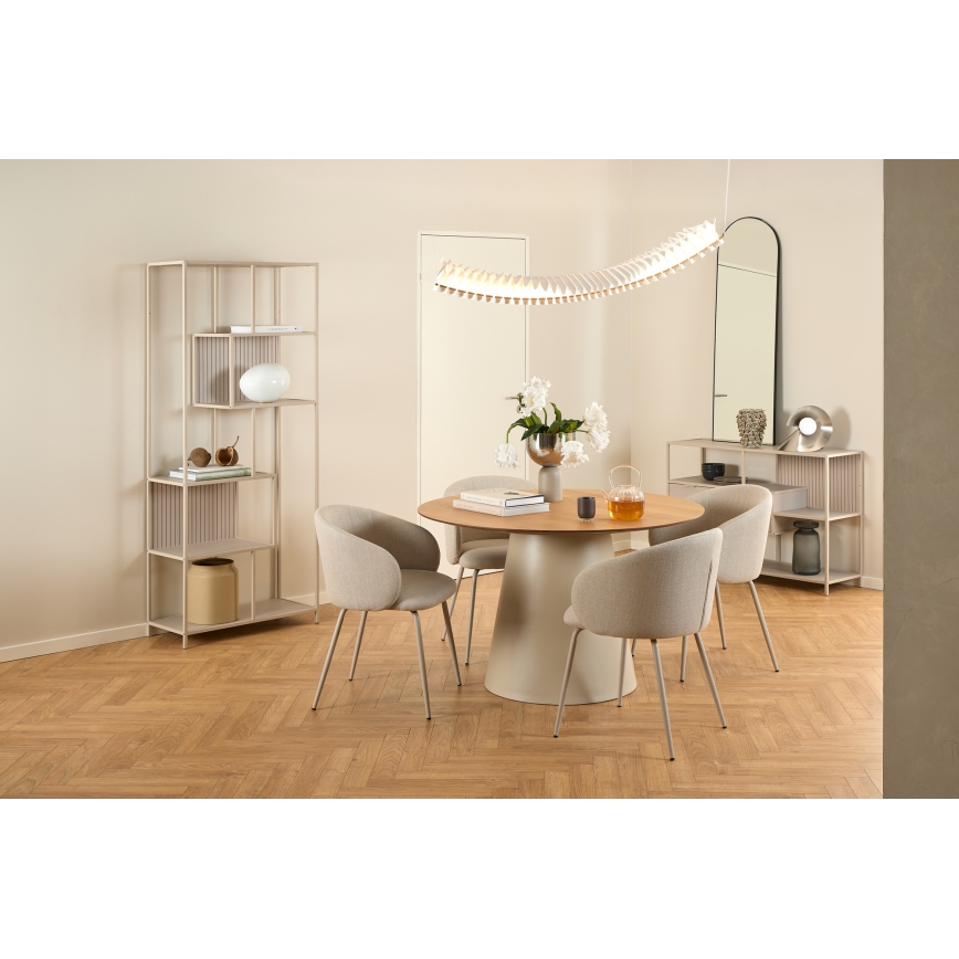Kirjahylly SARON 77x185 cm harmaa