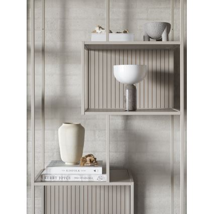 Kirjahylly SARON 77x185 cm harmaa