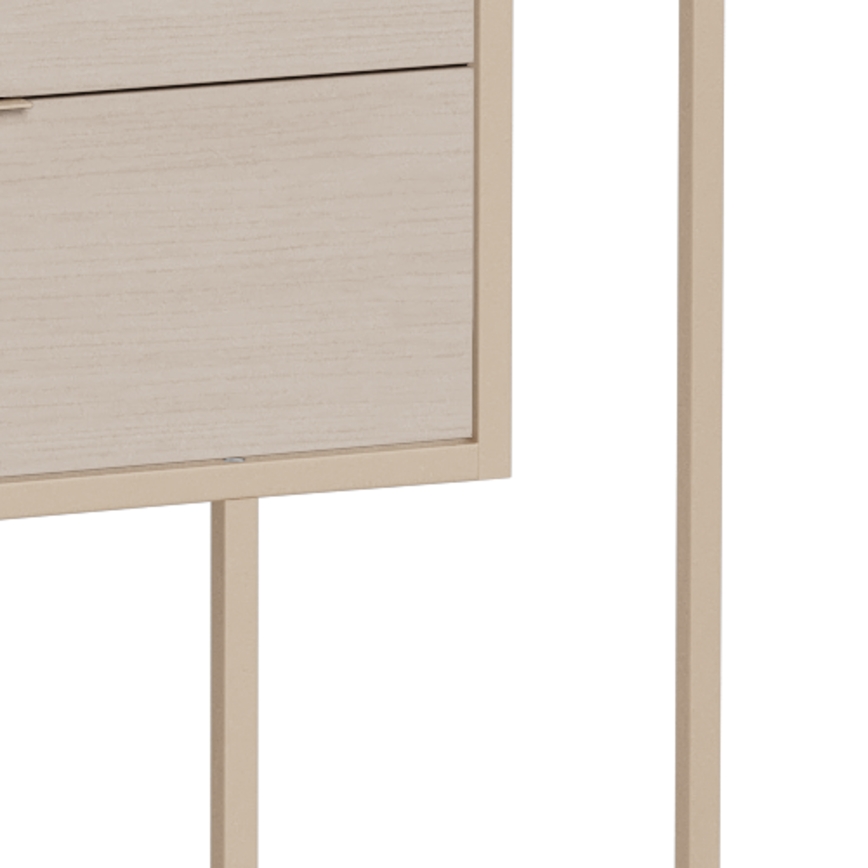 Kirjahylly SARON 77x185 cm harmaa