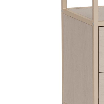 Kirjahylly SARON 77x185 cm harmaa