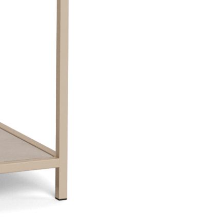 Kirjahylly SARON 77x185 cm harmaa