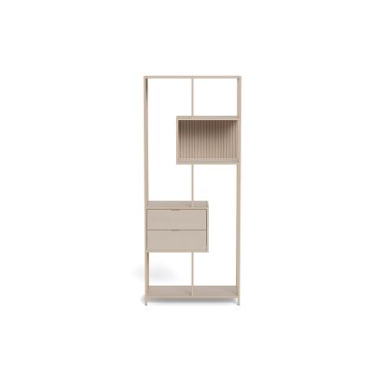 Kirjahylly SARON 77x185 cm harmaa