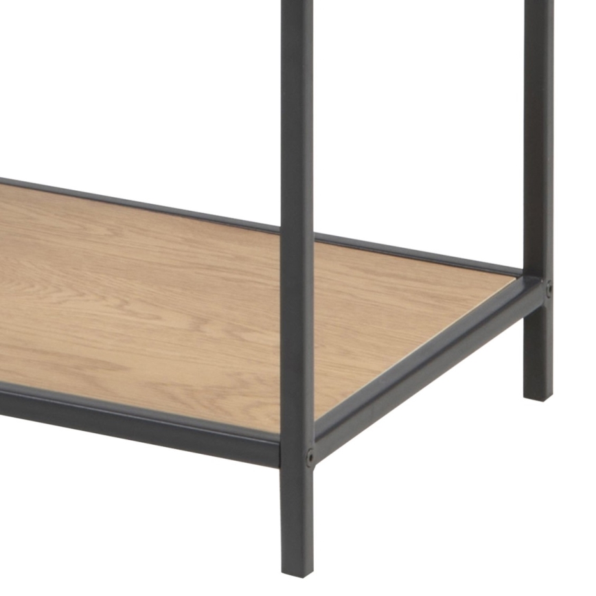 Kirjahylly SARON tammi/musta