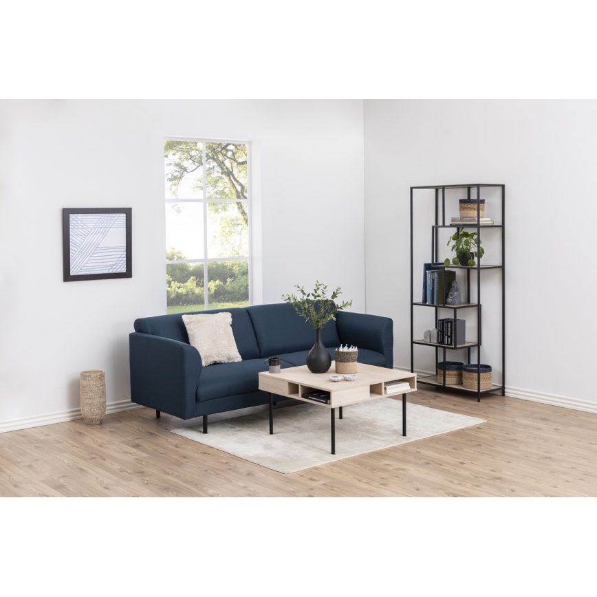 Kirjahylly SARON tammi/musta