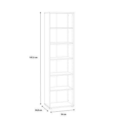 Kirjahylly URAN, valkoinen