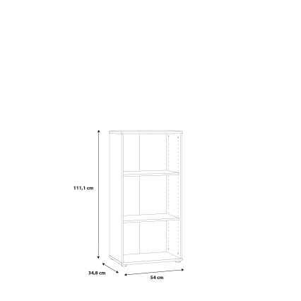 Kirjahylly URAN valkoinen