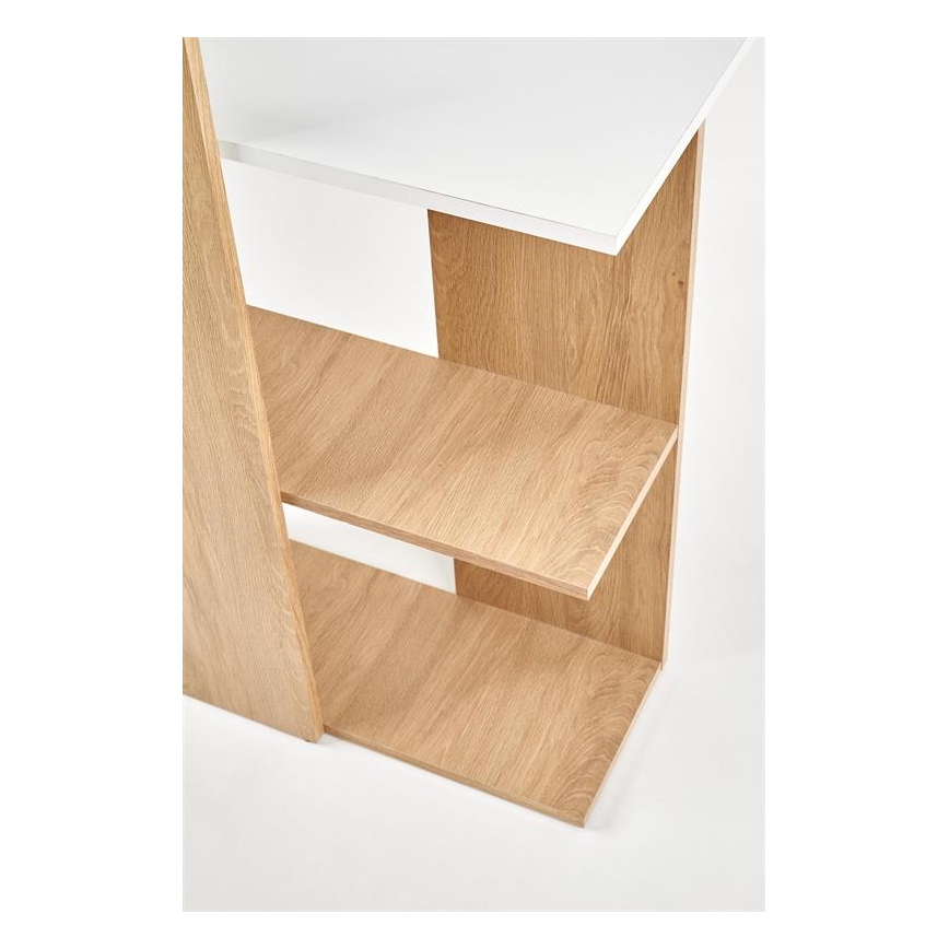 Kirjoituspöytä COZYRA tammi/valkoinen