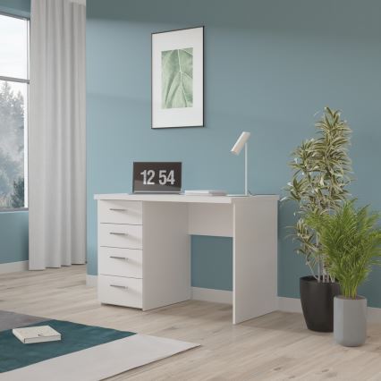 Kirjoituspöytä GINO, valkoinen