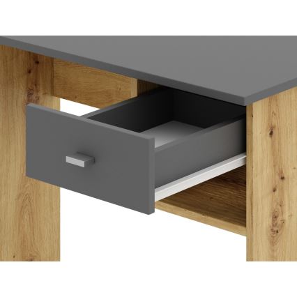 Kirjoituspöytä RICO artisan-tammi/harmaa