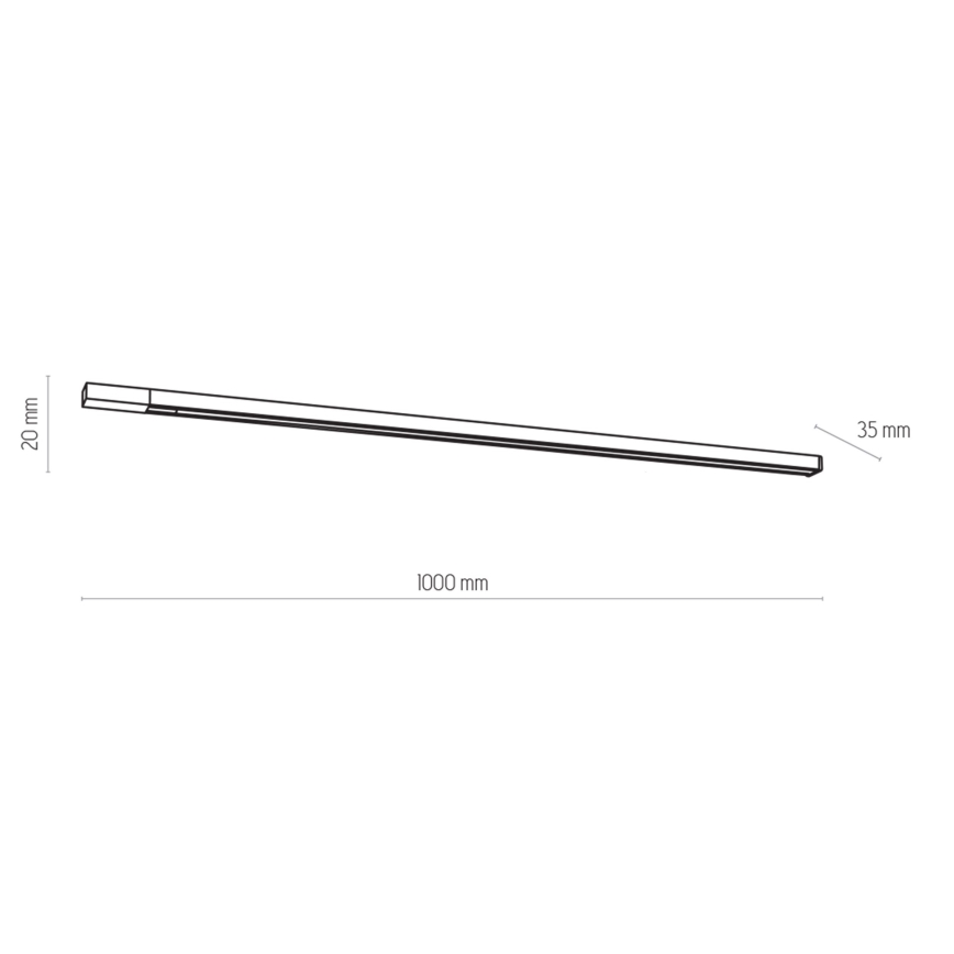 Kiskojärjestelmä 1-vaiheinen TRACER 1 m musta