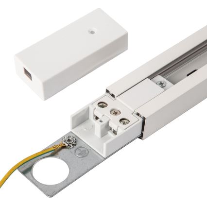 Kiskojärjestelmä 1-vaiheinen TRACK 1 m valkoinen