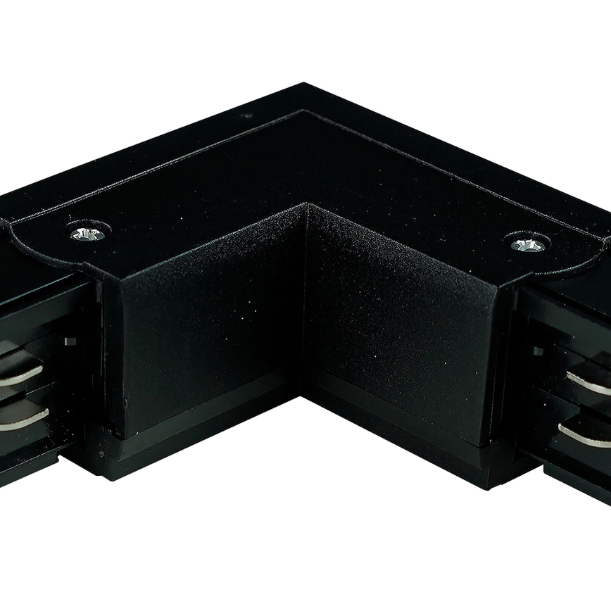 Kiskojärjestelmän päätykappale, 3-vaihe TRACER kulmikas musta