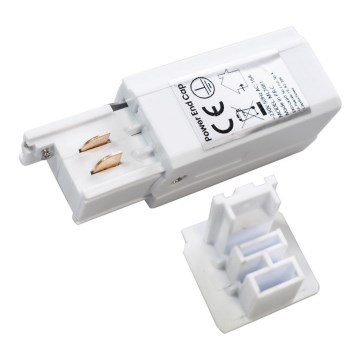 Kiskojärjestelmän terminaali 3-vaihe TRACK valkoinen