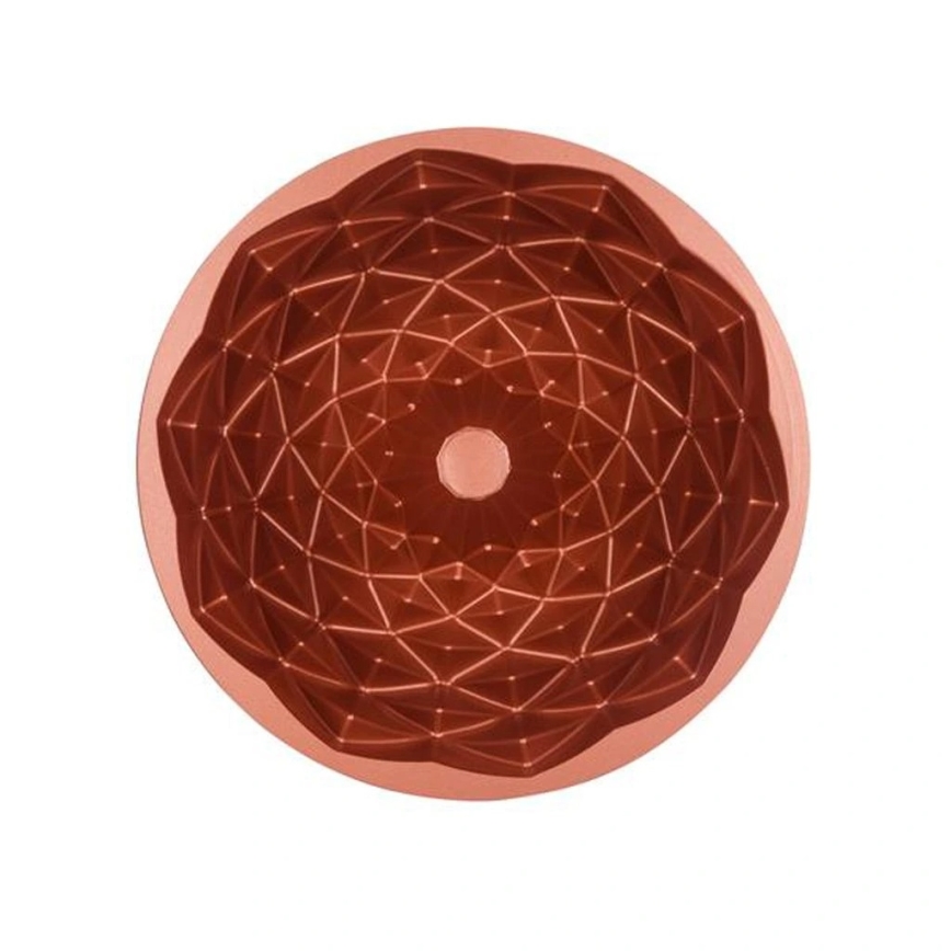 KITCHISIMO 24 cm bundt-kakkuvuoka, timantti/kupari