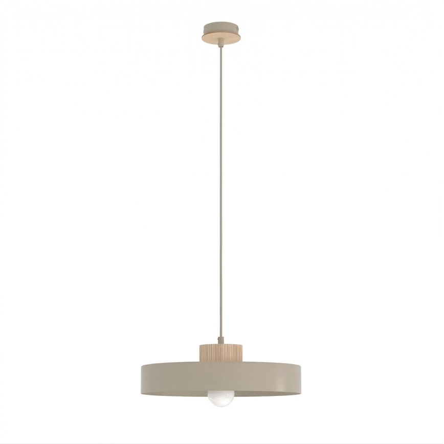 KIVI-riippuvalaisin johdolla 1xE27/15W/230V beige