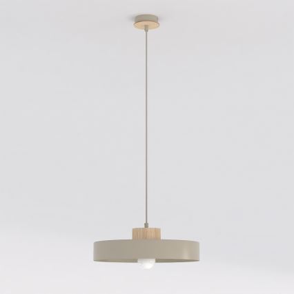KIVI-riippuvalaisin johdolla 1xE27/15W/230V beige