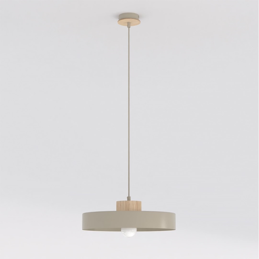 KIVI-riippuvalaisin johdolla 1xE27/15W/230V beige