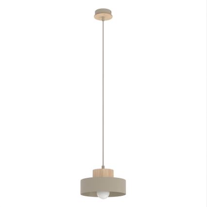 KIVI-riippuvalaisin vaijerilla 1xE27/15W/230V beige