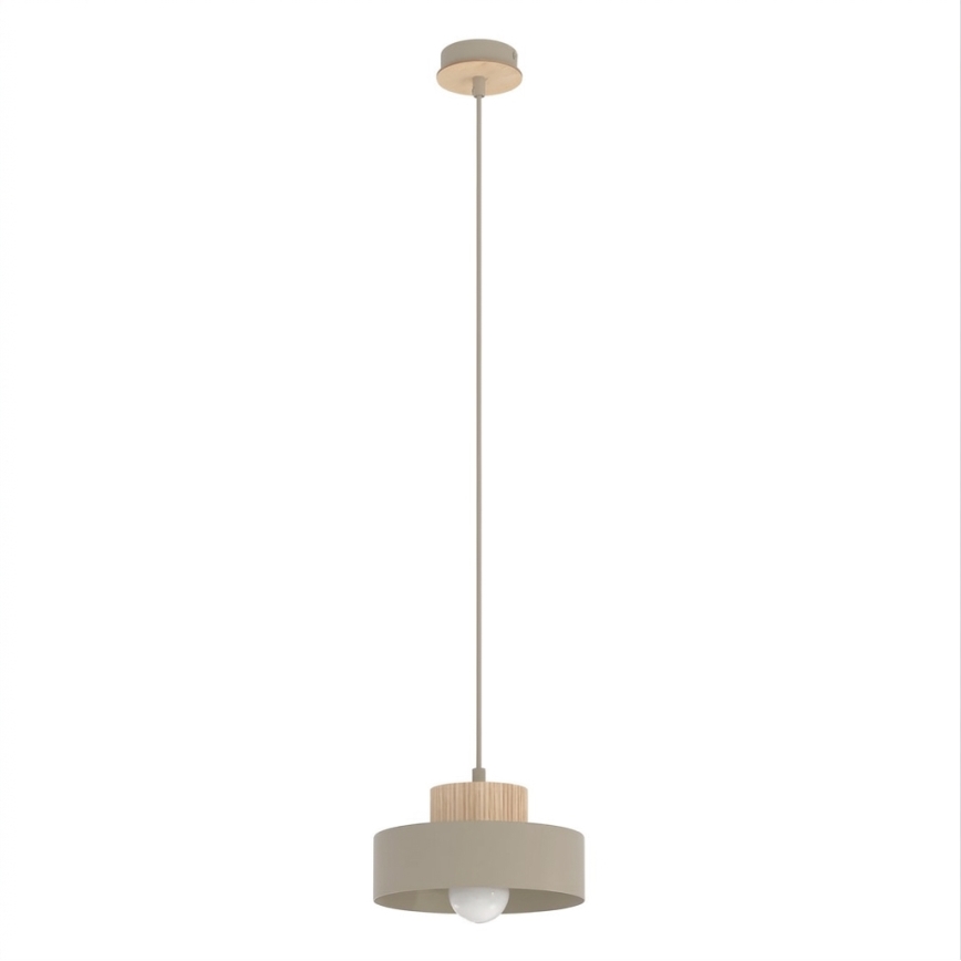 KIVI-riippuvalaisin vaijerilla 1xE27/15W/230V beige