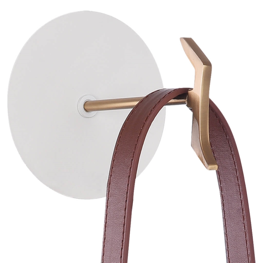 Seinävalaisin MEMORY 1xG9/4W/230V valkoinen/ruskea