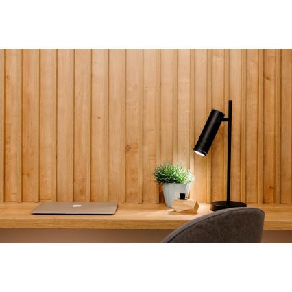 Pöytävalaisin DRILL 1xGU10/4W/230V musta