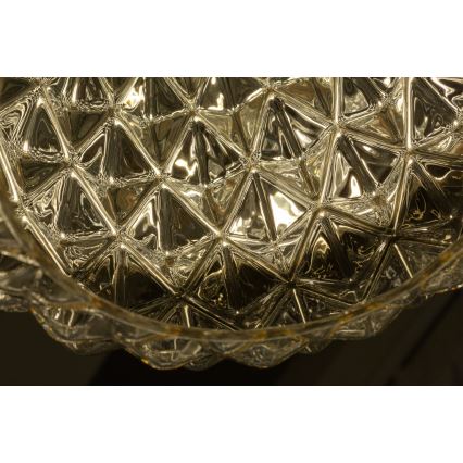 Kattokruunu johdossa DIAMOND 1xE27/11W/230V kultainen