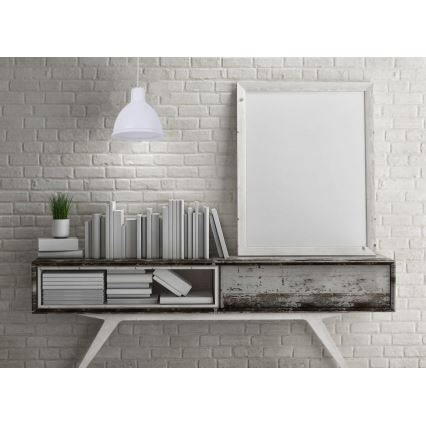 Riippuvalaisin CREATE 1xE27/11W/230V valkoinen